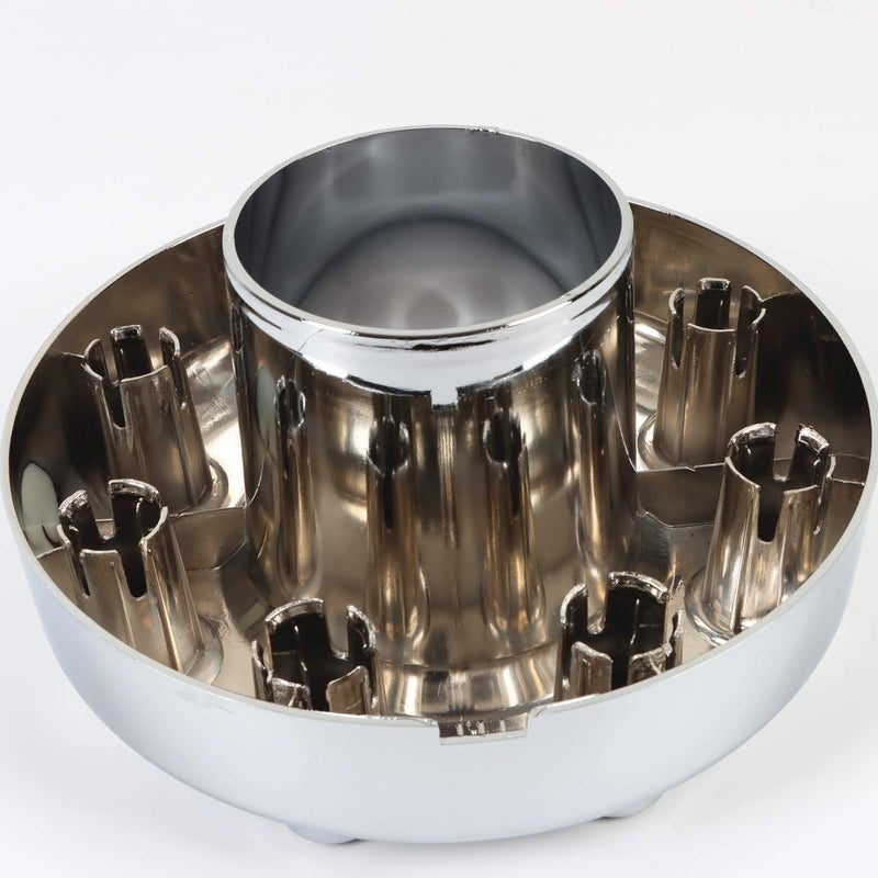 PPCovers 1PCS Replacement for 2005-2018 F350 Dually Front 4X4 Open Chrome Wheel Center Hub Cap - Image 3